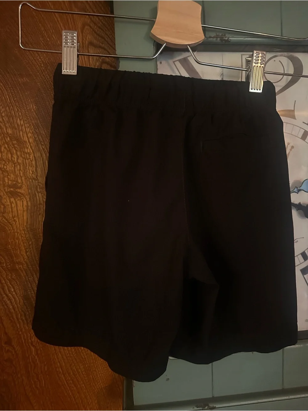 Boy's Black Drawstring Shorts